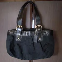 【美品】COACH 　コーチ 　ソーホー シグネチャー トートバッグ