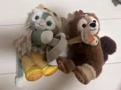 新品未使用！ディズニーシー　ダッフィー&ジェラトーニ　カーテンホルダー2個セット