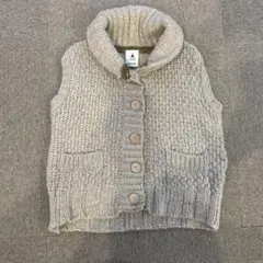 niko and ... ベージュ タートルネックニットベスト