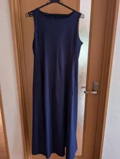 新品タグ付ユニクロウルトラストレッチエアリズムワンピース　丈長め　L　2025年