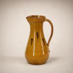 布志名焼 丸三陶器 ピッチャー 水差し 酒器 民藝 スリップウェア 島根 布志名焼 丸三陶器 ピッチャー 水差し 酒器 民藝 スリップウェア 島根