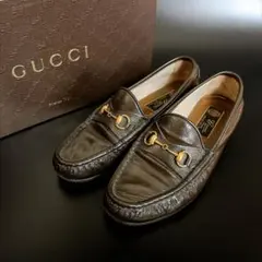 GUCCIホースビットローファー39E バーガンディー - メルカリ