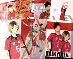 ハイキュー‼︎　音駒高校　黒尾鉄朗　孤爪研磨　灰羽リエーフ　クリアファイル　7点