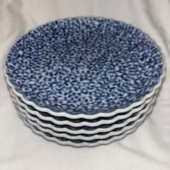 龍峰　16cm タコ唐草　お皿　5枚　取り皿のサムネイル