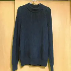 ◆値下げ‼️美品‼️ユニクロ　ローゲージセーター　ニット　ネイビー