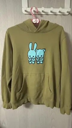 CUNEパーカー オリーブ キャラクター