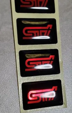 スバル STI ステッカー ロゴ エンブレム ②