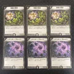 デュエルマスターズ 悪魔の契約 & リアリティ・ヴォイド 初期 各種3枚セット