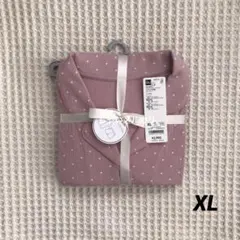 GU コットンブレンドリブパジャマ　ハート　ピンクのサムネイル