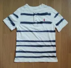 Polo Ralph Lauren ストライプTシャツ M(10-12) 150