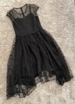 kaene 繊細レース×アシメワンピース