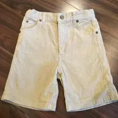 コーデュロイ ハーフパンツ
