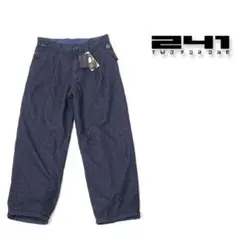 573 新品訳 241 トゥーフォーワン 裏ボア デニム パンツ ワイド　Lのサムネイル
