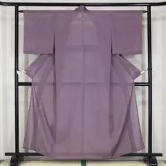 夏着物　絽　155cm　Mサイズ　正絹色無地　b579のサムネイル