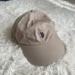 美品 U.S.POLO ASSN キャップ　ベージュ