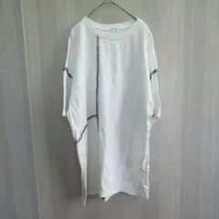 レプシム トップス カットソー Tシャツ ステッチ ホワイト メンズ フリー