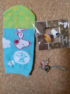 スヌーピー ソックスとストラップセット