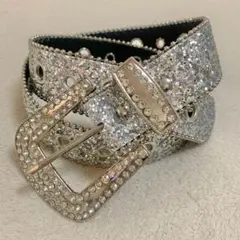 ブリンブリンベルト シルバー ウエスタン UK HIPHOP Y2K グランジ