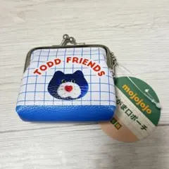 mojojojo PVCがま口ポーチ　BLUE 青い猫