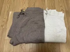 ユニクロ　ウォッシャブルニットリブパンツ　XLサイズ
