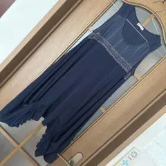 axes femme ノースリーブ ワンピース ネイビーのサムネイル