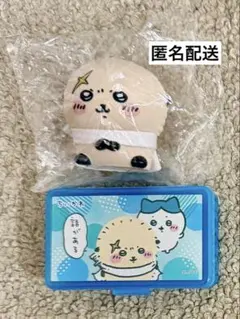 ちいかわ　ソフビパペットマスコット2　ケース&シール　ラッコ