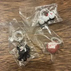 ドラゴンボールめじるしアクセサリー4 大猿悟空　仙豆　ブルマのバイク