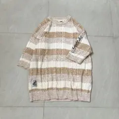 GOTCHA ケーブルニット 春夏 半袖 L サーフ サーファー お兄系のサムネイル