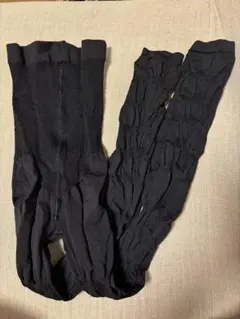 グラマラスパッツ/ナイトスリム/着圧レギンス/ブラック/M-Lサイズ