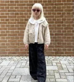 ZARA kids ザラキッズ　リボンニットカーディガン　120〜140センチ