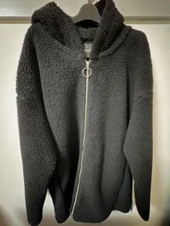 NIL DUE / NIL UN　ACT4　サイドジップボアコート　S　黒　廃盤 PLUG LOGO ZIP HOOD SET UP / BLK | NIL DUE / NIL UN TOKYO