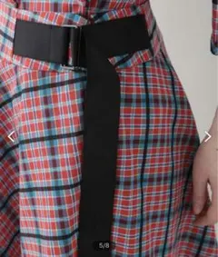 新品未使用¥36.300【ジョルジュレッシュ】チェックフレアスカート　日本製