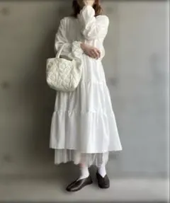 チュールinティアードスカート(新品未使用)