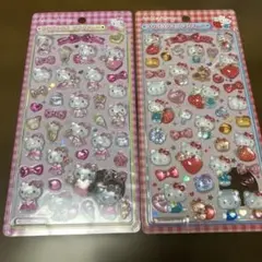 【正規品】ボンボンドロップシール サンリオ ハローキティ 赤　ピンク　第二弾2点