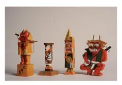 大津絵　置物　民藝　民芸　ピカソ　シーボルト