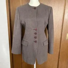 SOPRANI DONNA ノーカラージャケットサイズ40 オンワード樫山