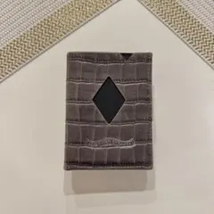 【美品】EXENTRI（エキセントリ）三つ折り財布　カイマングレー