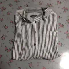 超メルカリ市限定！MODEISM ストライプ柄長袖シャツ