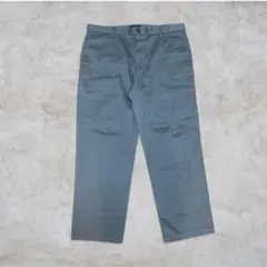 DOCKERSドッカーズ　古着 ノータックチノパンツ　グレー　38