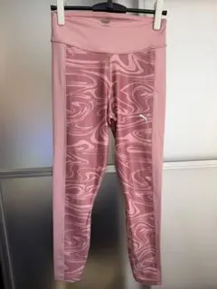 PUMA ヨガパンツ ピンク マーブル柄 Lサイズのサムネイル