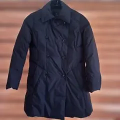 INED 紺色　ネイビー　ダウンジャケット　ハーフコート