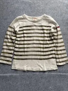 デニムアンドダンガリー迷彩ボーダーロンT 120 130