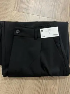 【新品】GU ブラッシュドワイドテーパードパンツQ XL