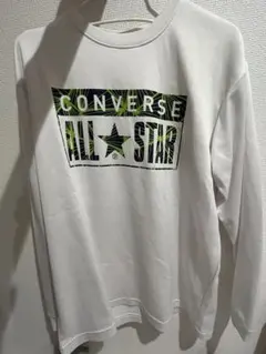 CONVERSE ロングスリーブトレーナー ホワイト