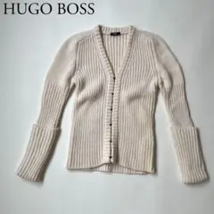 美品　HUGO BOSS ヒューゴボス　ニットカーディガン　ニットジャケット　Sのサムネイル