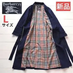 新品☆バーバリーズ☆Burberry ロングガウンコート ノバチェック カシミヤ