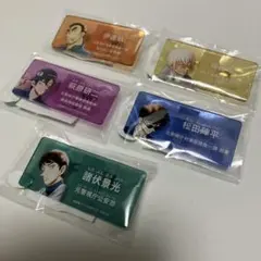 名探偵コナン　公式アプリ　アクリルネームバッジ　コナンランド　5個