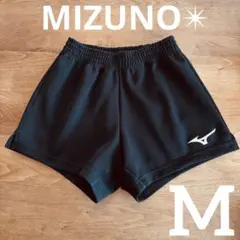 送料込【ミズノ✴︎バレーボールパンツ】レディースM✴︎黒ブラック✴︎ショートタイプ