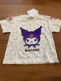 クロミ スパンコール 半袖Tシャツ カットソー 120 白 ホワイト