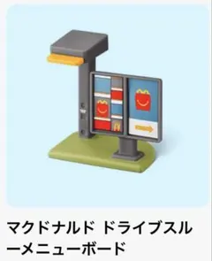 マクドナルドハッピーセット　ミニチュアマクドナルド　ドライブスルーメニューボード